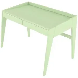 Höffner Schreibtisch  Lisa ¦ grün ¦ Maße (cm): B: 125 H: 81