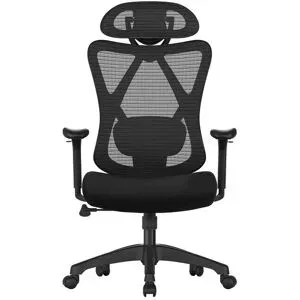 Höffner Bürostuhl   ¦ schwarz ¦ Maße (cm): B: 70 H: 115