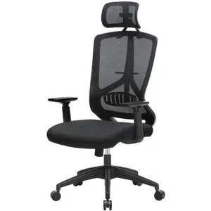 Höffner Bürostuhl   ¦ schwarz ¦ Maße (cm): B: 70 H: 120