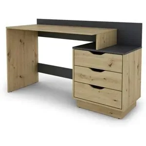 by Living Schreibtisch  Belfast ¦ braun ¦ Maße (cm): B: 138 H: 83,5