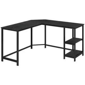 Höffner Schreibtisch   ¦ schwarz ¦ Maße (cm): B: 138 H: 76