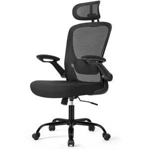 Höffner Bürodrehstuhl   ¦ schwarz ¦ Maße (cm): B: 64 H: 130