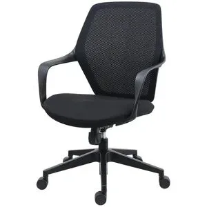 Höffner Büro-Drehstuhl  Stever ¦ schwarz ¦ Maße (cm): B: 64 H: 92 T: 64.0