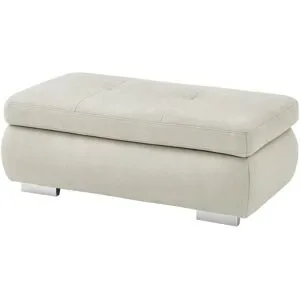 Lounge Collection XXL- Hocker  aufklappbar  Affair ¦ weiß ¦ Maße (cm): B: 129 T: