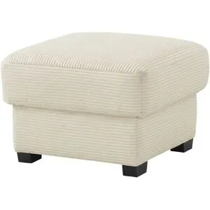 Bobb Hocker mit Boxspringpolsterung  Lisa de Luxe ¦ creme ¦ Maße (cm): B: 61 H: