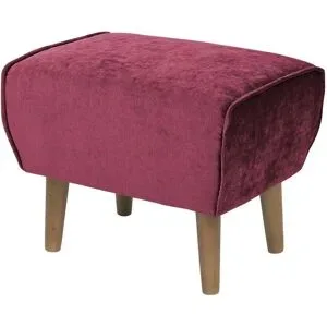 Soho Hocker  Ellinor ¦ rot ¦ Maße (cm): B: 56 H: 46 T: 41.0