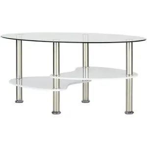 Höffner Couchtisch  Beru ¦ weiß ¦ Maße (cm): B: 55 H: 42