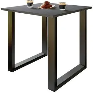 Höffner Esstisch  Xona ¦ grau ¦ Maße (cm): B: 80 H: 76