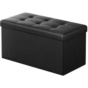 Höffner Bettbank   ¦ schwarz ¦ Maße (cm): B: 76 H: 38