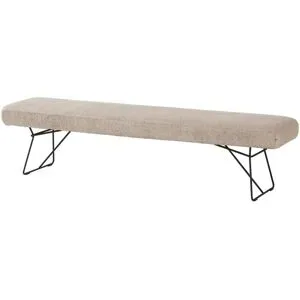 Jette Home Einzelbank  Lozano ¦ braun ¦ Maße (cm): B: 200 H: 50 T: 45.0