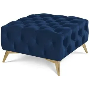 S-STYLE Hocker  Wilhelm ¦ blau ¦ Maße (cm): B: 80 H: 45