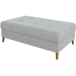 S-STYLE Hocker  Maya ¦ grau ¦ Maße (cm): B: 118 H: 40