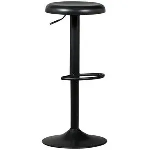 Höffner Barhocker  Isaac ¦ schwarz ¦ Maße (cm): B: 39 H: 81