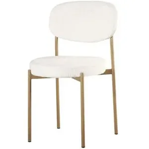 Höffner Polsterstuhl  Daniel ¦ creme ¦ Maße (cm): B: 44 H: 80 T: 53.5