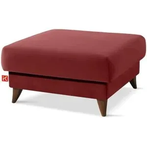 KONSIMO Hocker  Gustavo ¦ rot ¦ Maße (cm): B: 92 H: 48