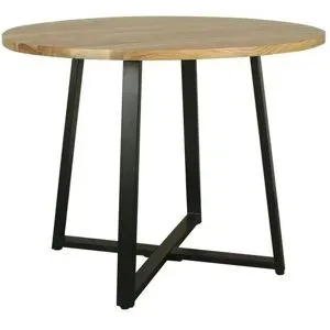 by Living Esstisch rund Arrow ¦ braun ¦ Maße (cm): B: 100 H: 77