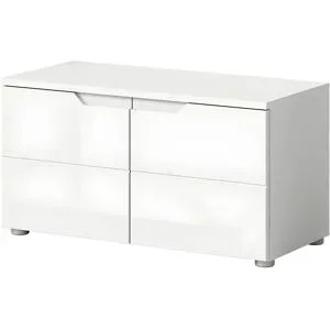 Höffner Sitzbank   ¦ weiß ¦ Maße (cm): B: 80 H: 43 T: 37.0