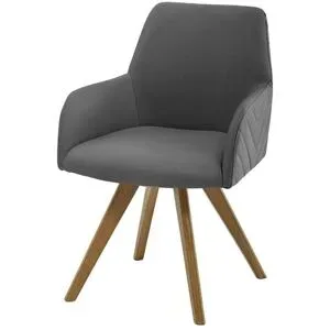 Woodford Esszimmerstuhl  Delhi ¦ grau ¦ Maße (cm): B: 61 H: 88 T: 66.5