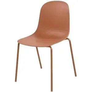 Höffner Stapelstuhl stapelbar Hardin ¦ orange ¦ Maße (cm): B: 51 H: 85
