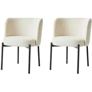 Höffner Stuhl 2er-Set  Grimstad ¦ beige ¦ Maße (cm): B: 50 H: 76
