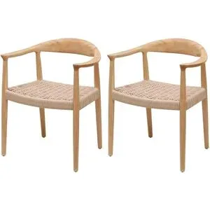 Höffner Stuhl 2er-Set  Salta ¦ braun ¦ Maße (cm): B: 64 H: 72