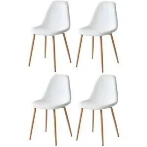 Höffner Stuhl 4er-Set  Copenhagen ¦ beige ¦ Maße (cm): B: 46,5 H: 86