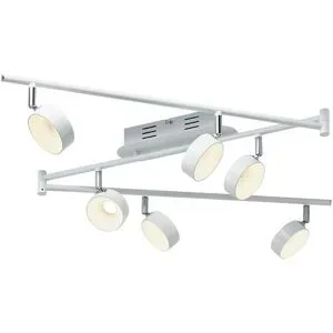 KHG LED-Spot  6-flammig weiß   ¦ weiß ¦ Maße (cm): B: 180,5 H: 21 T: 8.0