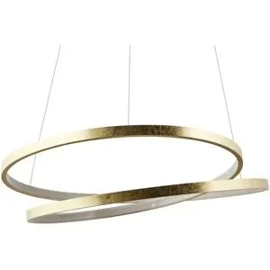 Paul Neuhaus LED-Pendelleuchte  1-flammig  goldfarben   ¦ gold ¦ Maße (cm): H: