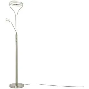 Meisterleuchten LED-Deckenfluter  2-flammig  Chrom   ¦ silber ¦ Maße (cm): B: