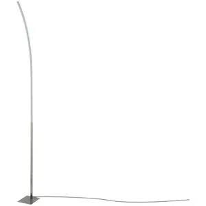 KHG LED-Stehleuchte  1-flammig  alufarben   ¦ silber ¦ Maße (cm): B: 34 H: 174