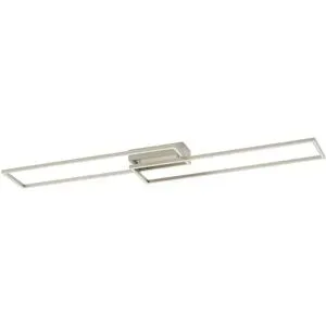 Paul Neuhaus LED-Deckenleuchte  2-flammig  Nickel matt   ¦ silber ¦ Maße (cm):