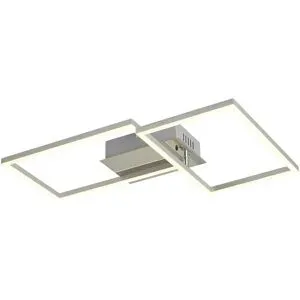 Meisterleuchten LED-Deckenleuchte  2-flammig chrom mit Fernbedienung   ¦ Maße