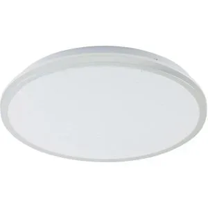 KHG LED-Deckenleuchte mit Backlight  silberfarben   ¦ silber ¦ Maße (cm): H: 4,2
