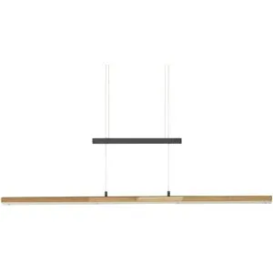 Höffner LED-Pendelleuchte   ¦ schwarz ¦ Maße (cm): B: 105 H: 150 T: 10.0