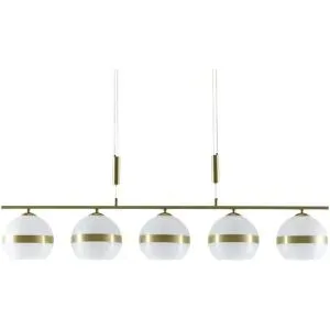 KHG Pendelleuchte   ¦ gold ¦ Maße (cm): B: 95 H: 150 T: 15.0