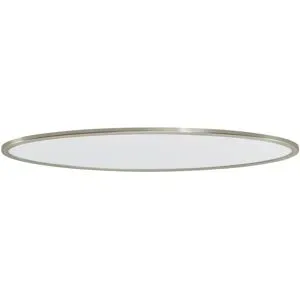 Meisterleuchten Smart Home-Deckenleuchte  oval   ¦ silber ¦ Maße (cm): B: 100 H: