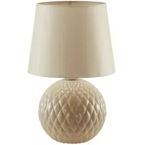 Höffner Tischleuchte   ¦ creme ¦ Maße (cm): H: 60  Ø: 39