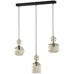 Höffner Pendelleuchte  Sophia ¦ beige ¦ Maße (cm): B: 65 H: 15 T: 90.0