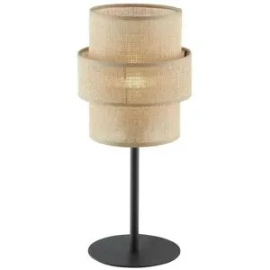 Höffner Tischleuchte  Calisto ¦ beige ¦ Maße (cm): H: 38  Ø: 20