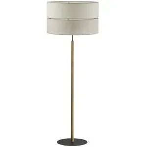 Höffner Stehleuchte  Eco ¦ holzfarben ¦ Maße (cm): H: 139  Ø: 50