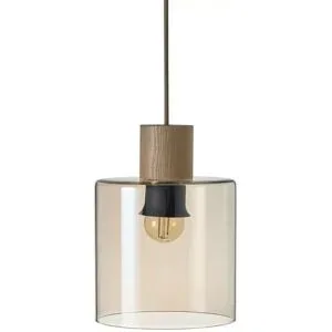 Höffner Pendelleuchte  Sierra Cognac ¦ beige ¦ Maße (cm): H: 150  Ø: 20
