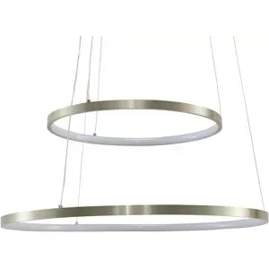 KHG LED-Pendelleuchte   ¦ silber ¦ Maße (cm): H: 150  Ø: 60