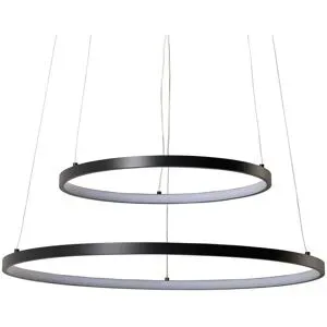 KHG LED-Pendelleuchte   ¦ schwarz ¦ Maße (cm): H: 150  Ø: 60