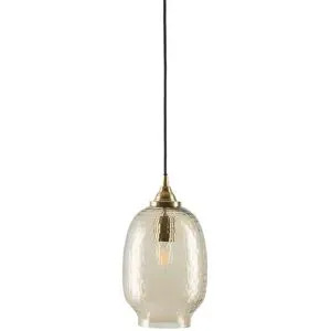 Höffner Pendelleuchte   ¦ gold ¦ Maße (cm): H: 100  Ø: 19
