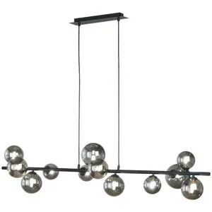 Fischer-Honsel Pendelleuchte   ¦ schwarz ¦ Maße (cm): B: 32,5 H: 150