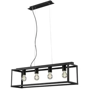 Höffner Pendelleuchte 4flg   ¦ Maße (cm): H: 120