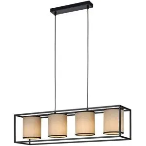 Paul Neuhaus Pendelleuchte   ¦ schwarz ¦ Maße (cm): B: 80 H: 120 T: 20.0
