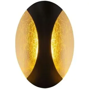 Globo Lighting Wandleuchte   ¦ schwarz ¦ Maße (cm): B: 21 H: 15