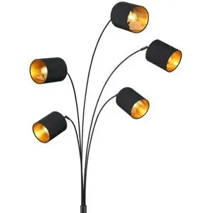 Globo Lighting Stehleuchte   ¦ schwarz ¦ Maße (cm): B: 70 H: 204