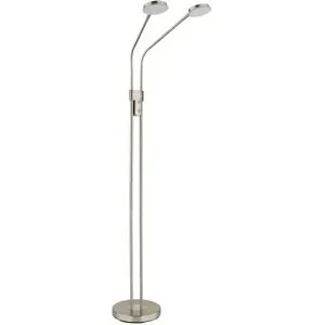 Globo Lighting Stehleuchte   ¦ silber ¦ Maße (cm): B: 25 H: 172